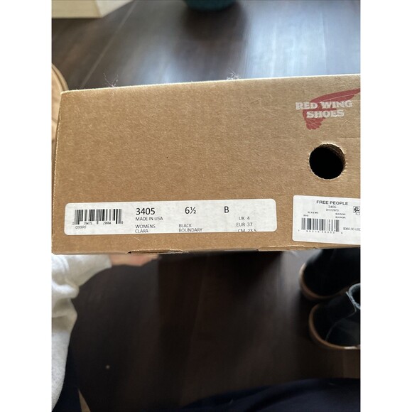 Red Wing Women’s Clara Leather Heeled Lace-Up Boots New In Box Sz 6.5 - Picture 6 of 6